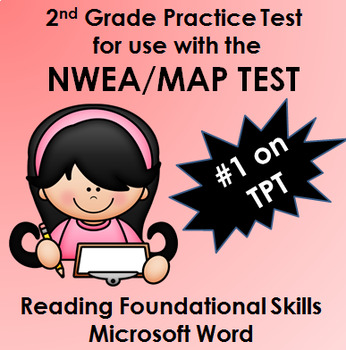 Preview of NWEA MAP Reading Foundational Skills Practice Test WORD