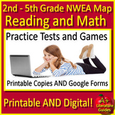 2nd - 5th Grade NWEA Map Reading and Math Practice Tests a