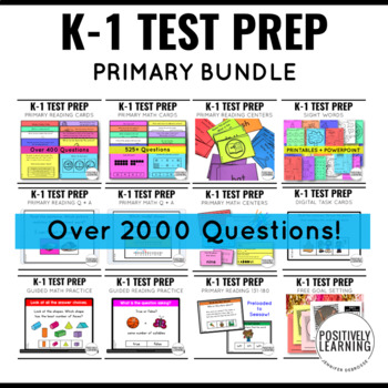 Preview of NWEA MAP Test Prep Practice Bundle - Primary Assessment