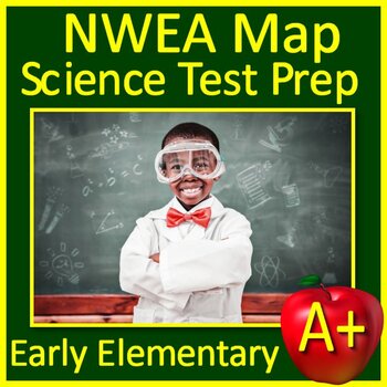 Preview of NWEA Map Science Test Prep: Early Elementary Test, Games, & Task Cards (181-220)