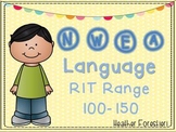NWEA Map Test Language RIT 100-150