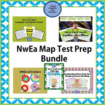 Preview of NwEa Map Prep Review Kit Bundle K-1
