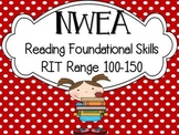 NWEA Map Test Reading Foundational Skills RIT 100-150