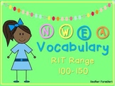 NWEA Map Test Vocabulary RIT 100-150