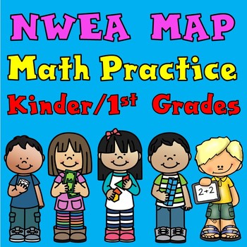 Preview of NWEA Math Practice | Kinder and First grade