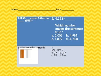 Preview of NWEA Math Review: Computation Base Ten RIT 191-201