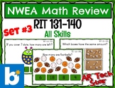 NWEA Math Review RIT Band 131-140 Set 3 Boom Cards