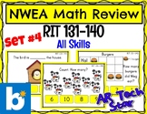 NWEA Math Review RIT Band 131-140 Set 4 Boom Cards