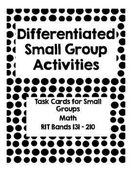 Preview of NWEA Small Group Differentiated Activities