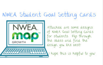 Preview of NWEA Student Goal Setting Cards