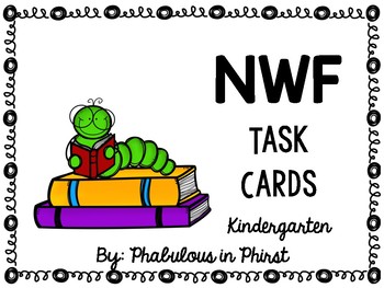 Preview of NWF (Nonsense Word Fluency) Task Cards