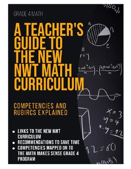 Preview of NWT Math Grade 4 Teacher Guide: Competencies and Rubrics Explained
