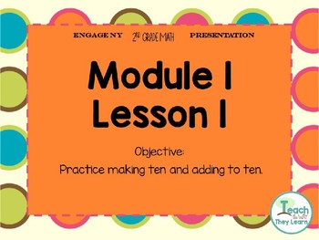 Preview of Engage NY  Math PowerPoint Presentation 2nd Grade Module 1 Lesson 1