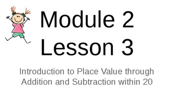 Preview of NY Grade 1 Math Module 2 - Lesson 3