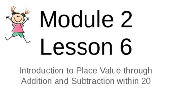 Preview of NY Grade 1 Math Module 2 - Lesson 6
