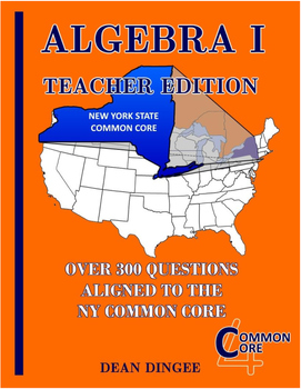 Preview of NY State Common Core Algebra Review - Teacher Edition