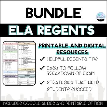 Preview of NY State ELA Regents Resource Bundle