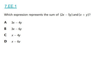 Preview of NY State Exam Math Review - Algebraic Expressions - Part #1