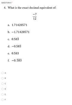 Preview of NY State Exam Math Review - Numbers System - Part #2