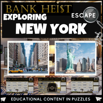 Preview of NYC New York City Escape Room (Team Building | Leadership | Problem Solving)