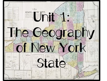 NYC Social Studies Lessons - 4th Grade - Unit 1 Geography | TpT