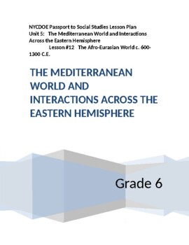 Preview of NYCDOE Passport to S.S. Grade 6 Unit 5: The Mediterranean World Lesson #12