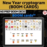 NYE / NEW YEARS THEMED CRYPTOGRAM BOOM CARDS tm OT/ SLP