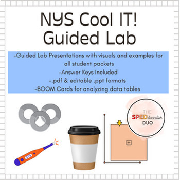 Preview of NYS Cool It! Guided Lab Presentation & Pre-lab Boom Card Deck