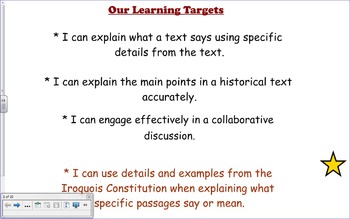 Preview of NYS ELA Module 1, Unit 1, Lesson 5 Notebook Lesson