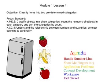 Preview of NYS Engage NY Kindergarten Math Module 1 Smart Board Lessons
