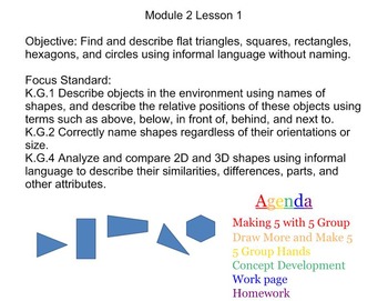 Preview of NYS Engage NY Kindergarten Math Module 2 Smart Board Lessons