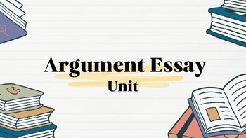 Preview of NYS English Regents Argument Essay Unit