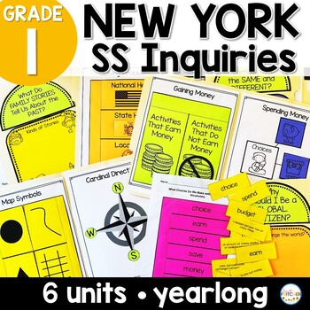 Preview of NYS Grade 1 Social Studies Inquiries BUNDLE