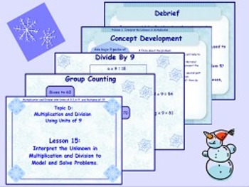 Preview of NYS Grade 3 Math Module 3 Topics C and D PowerPoint