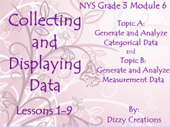 Preview of NYS Grade 3 Math Module 6 Topics A and B Flipcharts