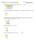 NYS Grade 5 Engage NY Module 3 Skill Checks (Exit Tickets)