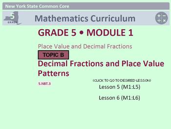 Preview of NYS Grade 5 Module 1 Topic B Lessons 5-6