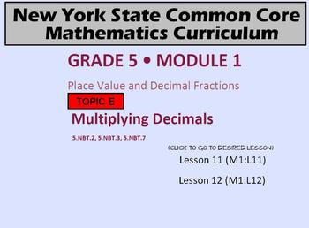 Preview of NYS Grade 5 Module 1 Topic E Lessons 11-12
