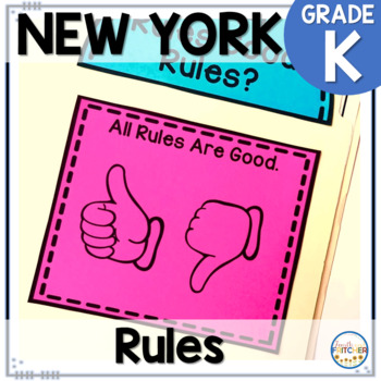 Preview of NYS Kindergarten Social Studies Inquiry: Rules