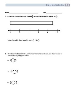 NYS Math - Grade 4 - Module 5 End of Module Review Sheet ...