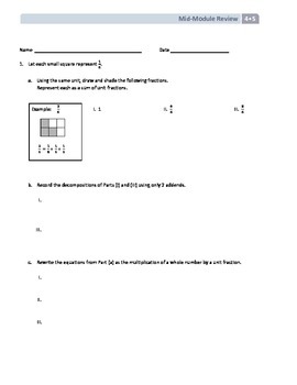 NYS Math - Grade 4 - Module 5 Mid-Module Review Sheet ...