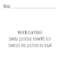 4th Grade NYS Math Test Review
