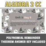 NYS Regents: Polynomial Remainder Theorem Scaffolded Lesso