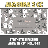 NYS Regents: Synthetic Division Scaffolded Lesson & Answer