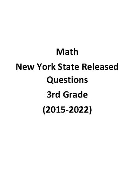 Preview of NYS Released Math Questions