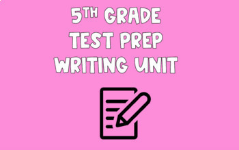 Preview of NYS TC Test Prep Writing Unit Bend 1 Grade 5 2022