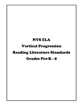 Preview of NYS Vertical Progression of ELA Literature Standards