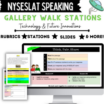 Preview of NYSESLAT Speaking Gallery Walk (Technology Themed) 