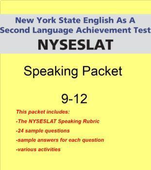 Preview of NYSESLAT Speaking Practice for all levels  (Notebook file & Nearpod Link)