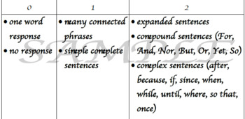 Preview of NYSESLAT Speaking Student Friendly Rubric Poster